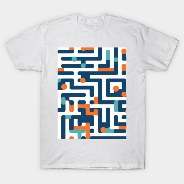 Maze of Dreams: Pastel Labyrinth Journey T-Shirt by star trek fanart and more